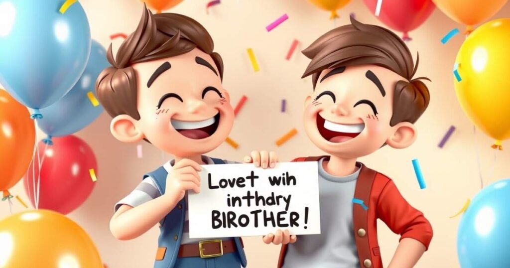 Brother Puns Perfect for Birthdays and Special Occasions