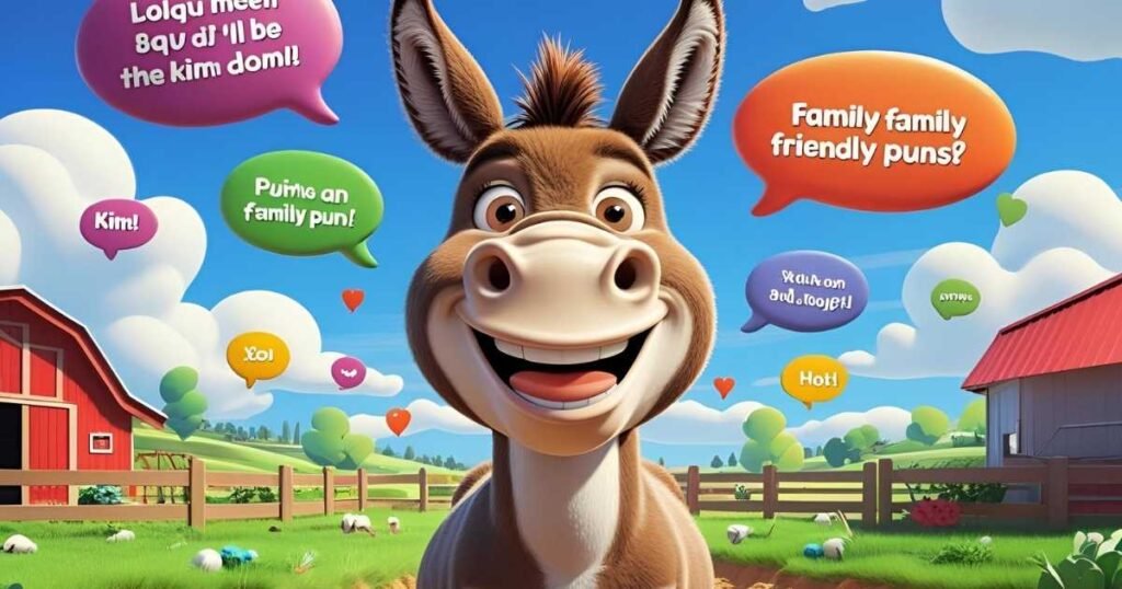 Donkey Puns for Kids Family-Friendly Fun