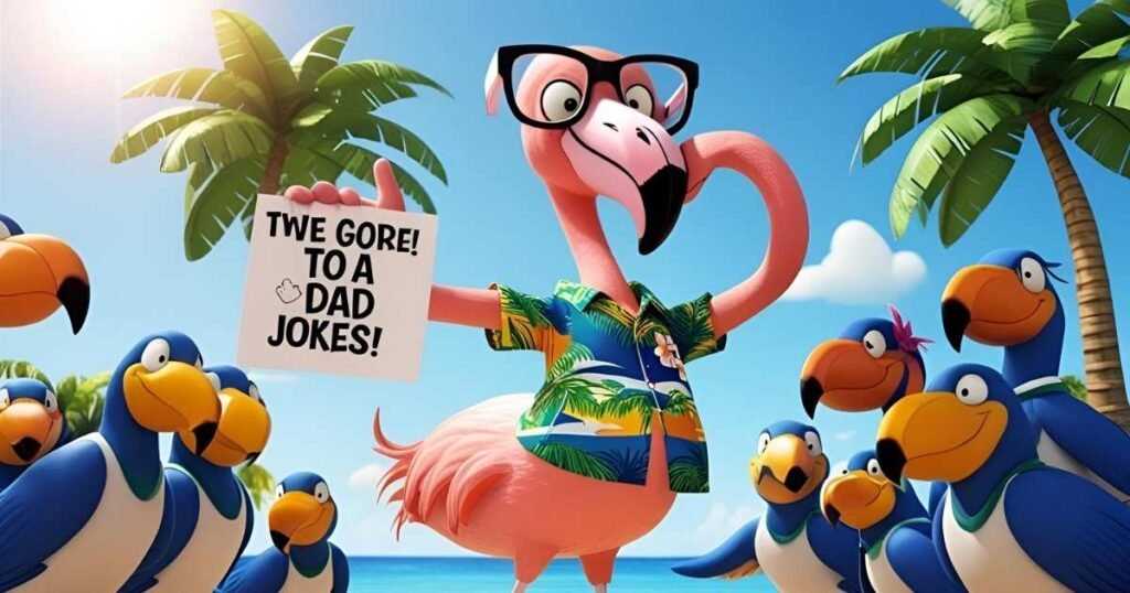 Flamingo Dad Jokes