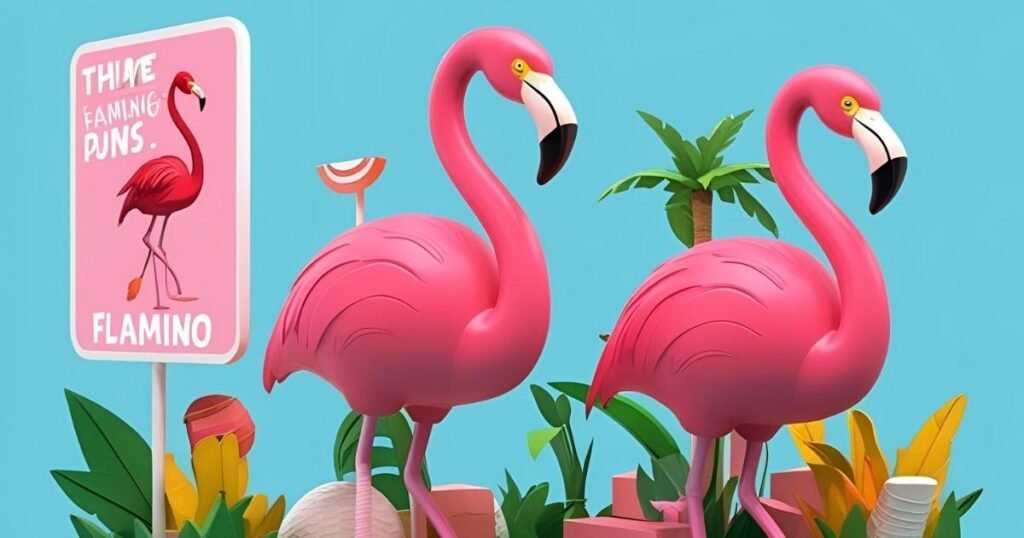 Funny Flamingo Puns