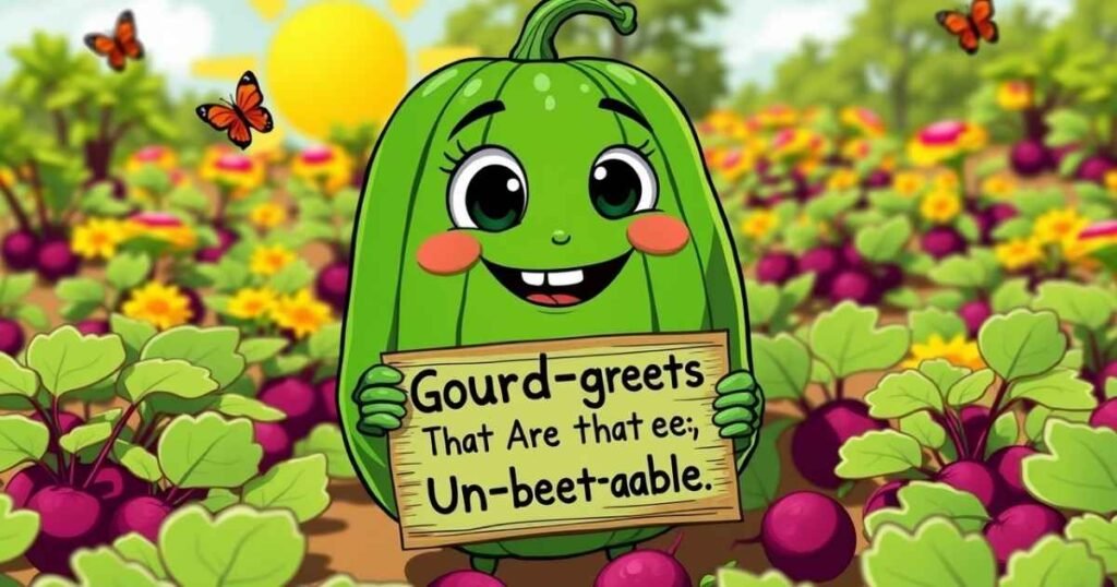 Gourd-geous Green That Are Un-beet-able