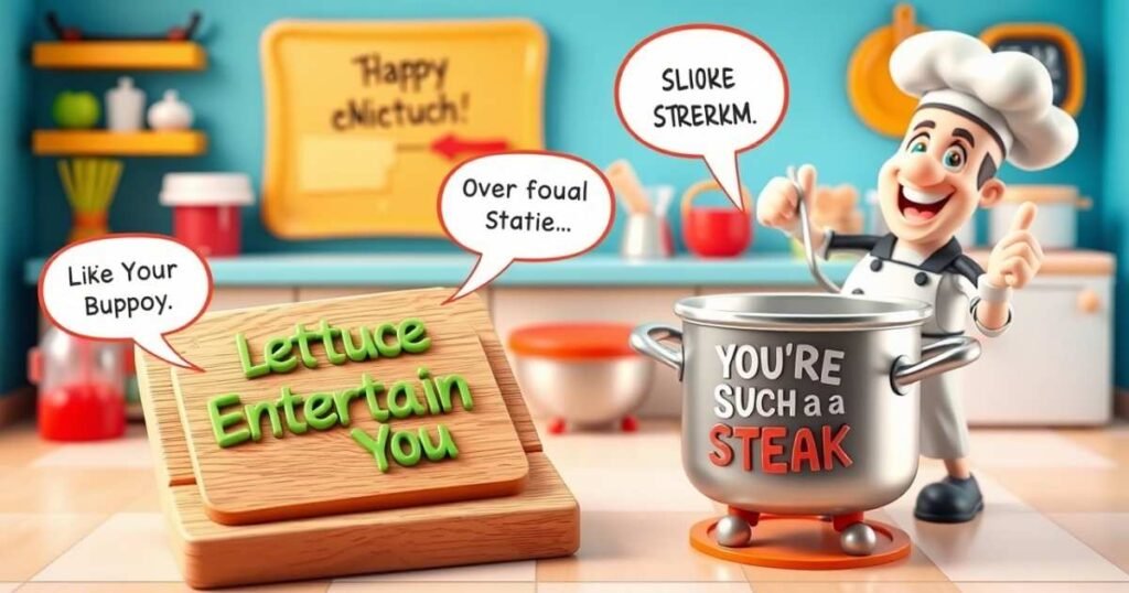 Short One-Liner Kitchen Puns