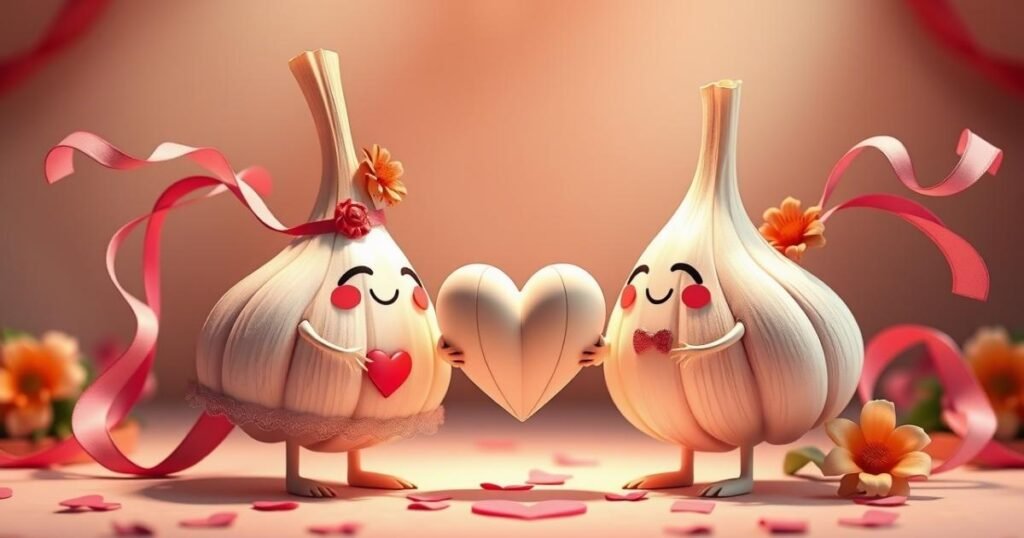 Cute and romantic garlic puns