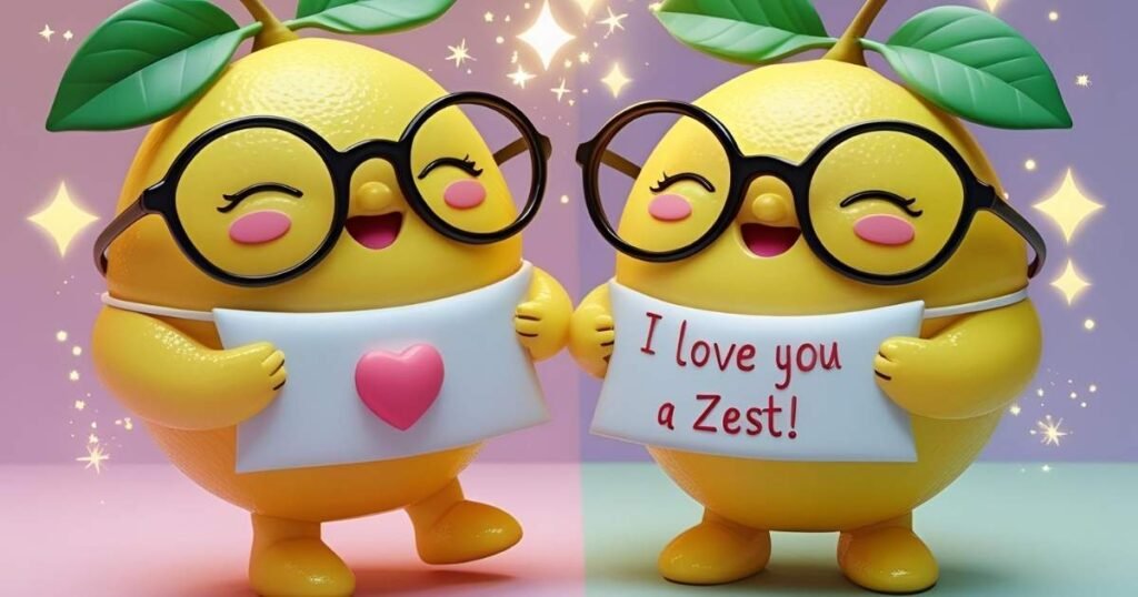 Cute and romantic lemon puns