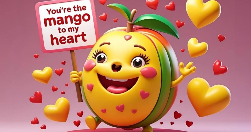 Cute and romantic mango puns