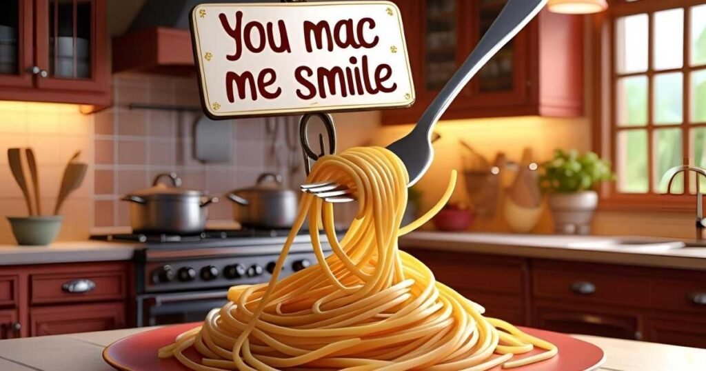 Pasta Captions Puns