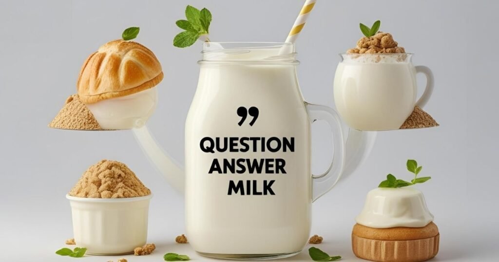 Question-answer milk puns