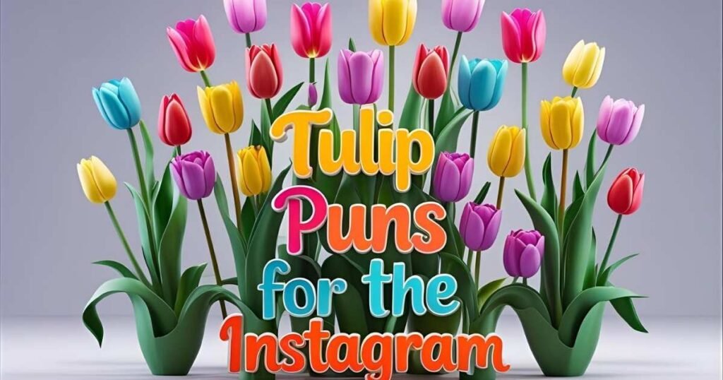 Tulip Puns for Instagram