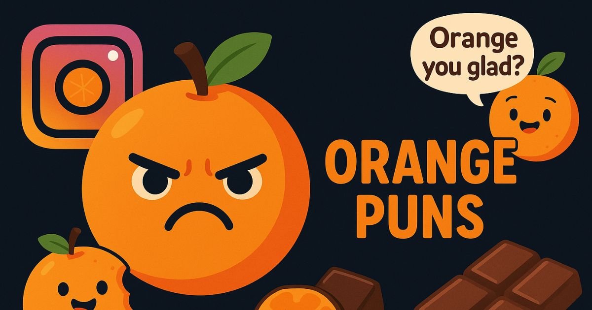 160 Orange Puns (Instagram, Annoying, Chocolate, Etc.)