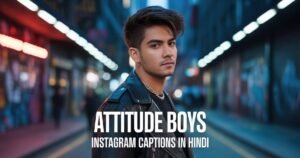 Attitude Boys Instagram Captions
