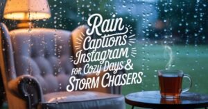 Rain Captions For Instagram