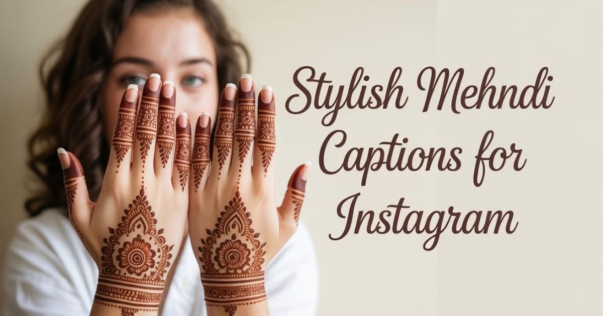 Stylish Mehndi Captions for Instagram